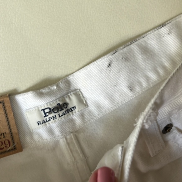 NWT RALPH LAUREN SOPHIA WHITE DENIM SHORTS, size 29 - Picture 5 of 5